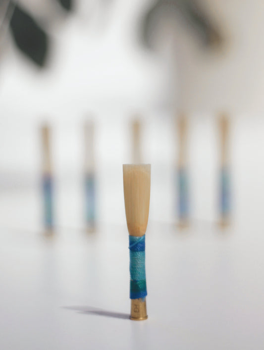 Baroque oboe reed
